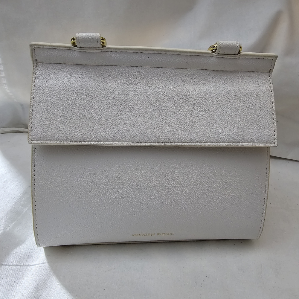 Modern Picnic Snacker Mini Luncher White with Gold Accents - Picture 6 of 12
